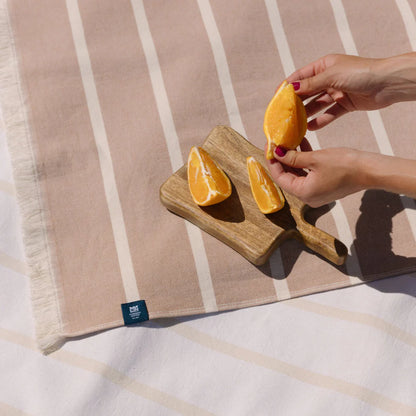 Torres Novas Belém Beach Towel - Beige