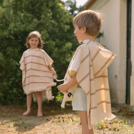 Torres Novas Boa-Nova Beach Poncho - Beige