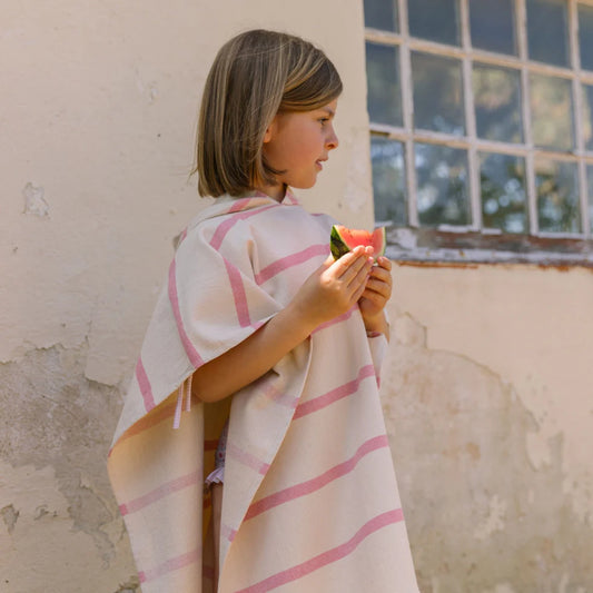 Torres Novas Boa-Nova Beach Poncho - Pink