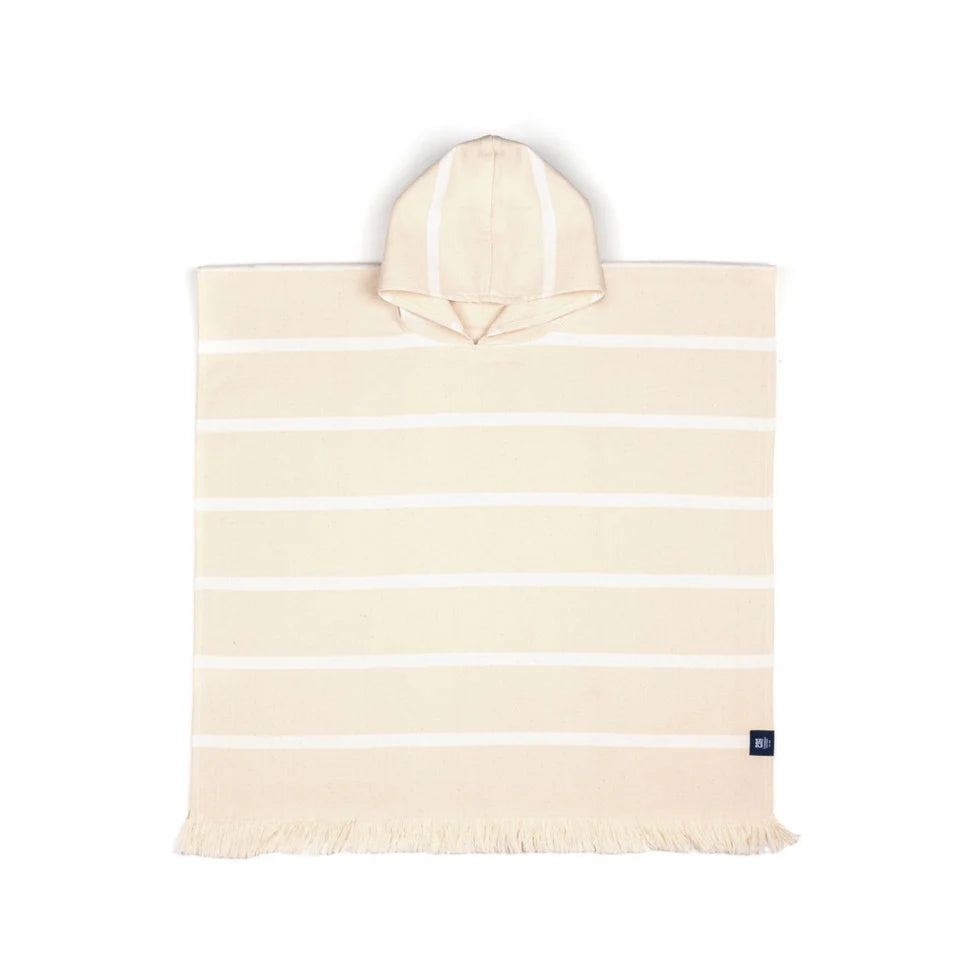 Torres Novas Boa-Nova Beach Poncho - White
