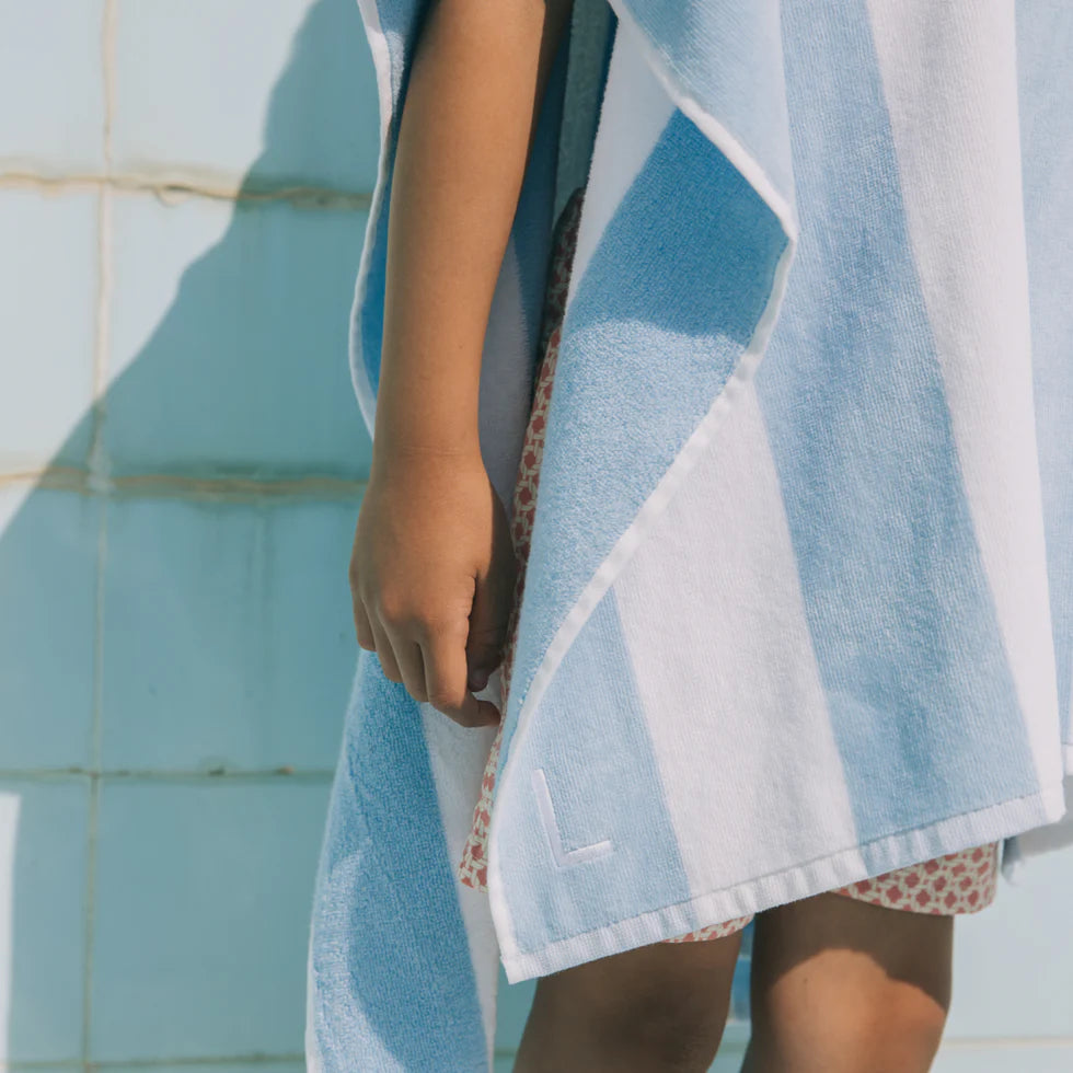 Torres Novas Gibalta Kids Beach Poncho - Blue Sky