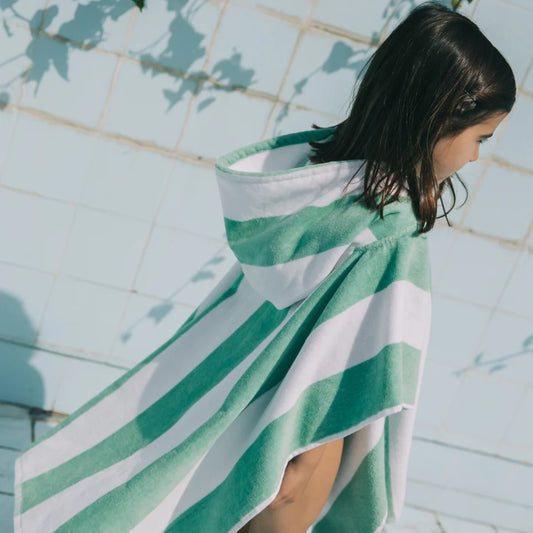 Torres Novas Gibalta Kids Beach Poncho - Green