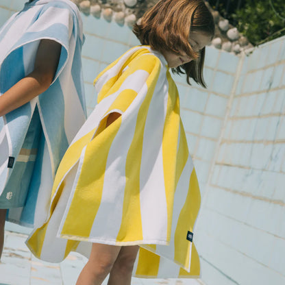 Torres Novas Gibalta Kids Beach Poncho - Yellow