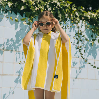 Torres Novas Gibalta Kids Beach Poncho - Yellow