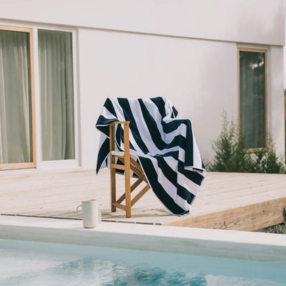 Torres Novas Gibalta Beach Towel - Navy Blue