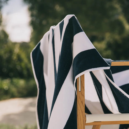 Torres Novas Gibalta Beach Towel - Navy Blue