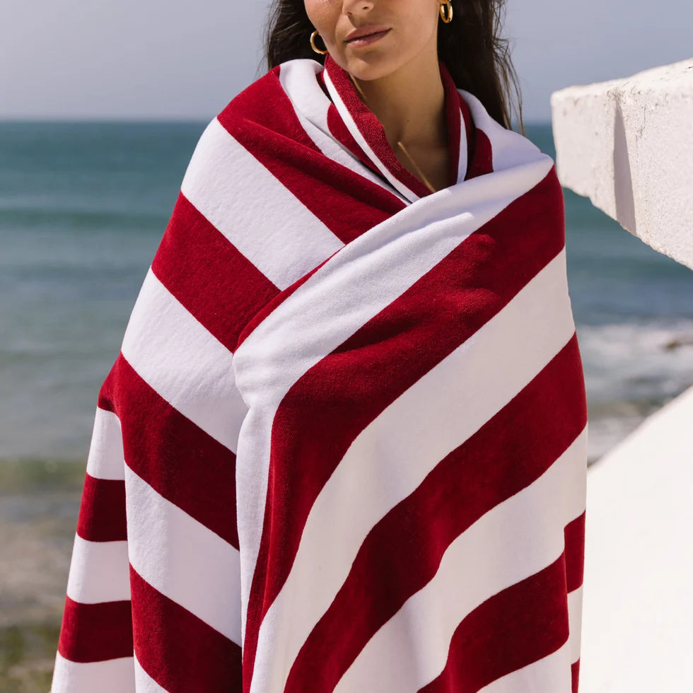 Torres Novas Gibalta Beach Towel - Red