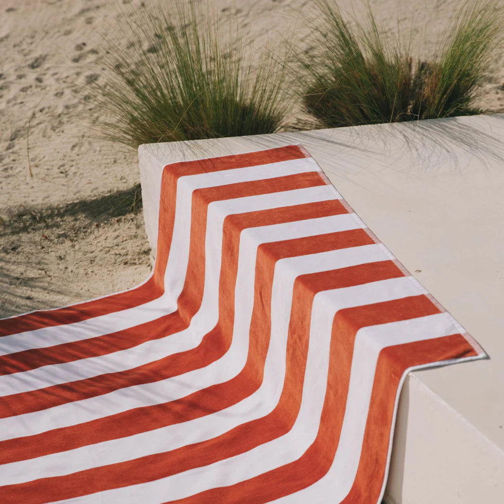 Torres Novas Gibalta Beach Towel - Terracotta