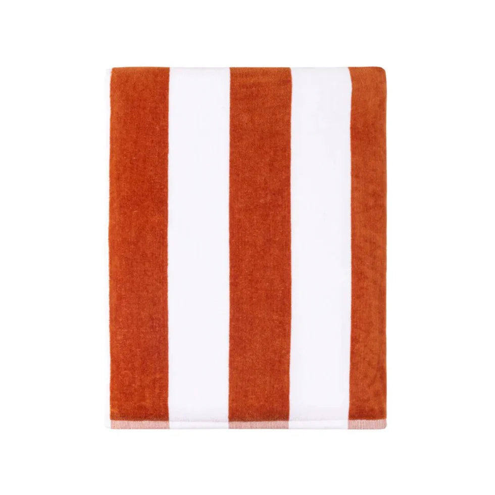 Torres Novas Gibalta Beach Towel - Terracotta