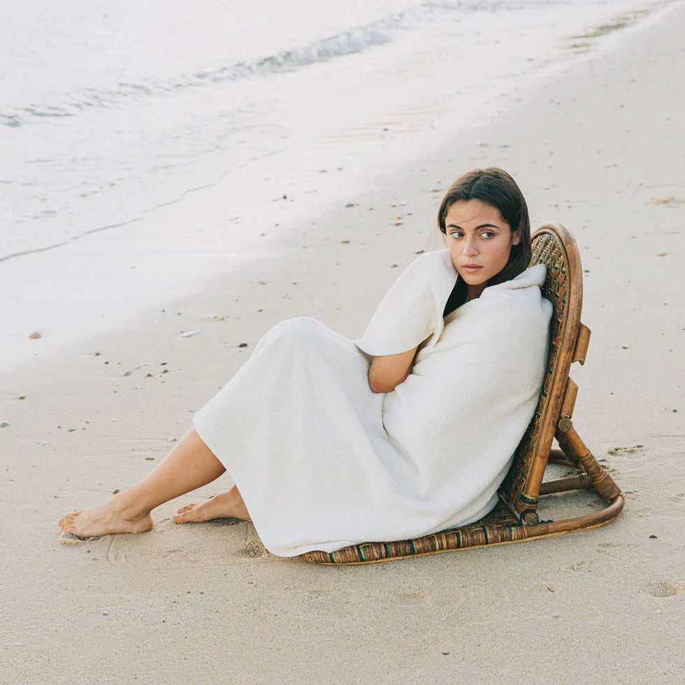 Torres Novas Mar Tranquilo Beach Towel - Natural