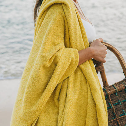 Torres Novas Mar Tranquilo Beach Towel - Saffron Yellow