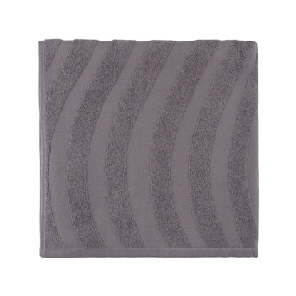 Torres Novas Mar Ondulado Beach Towel - Anthracite