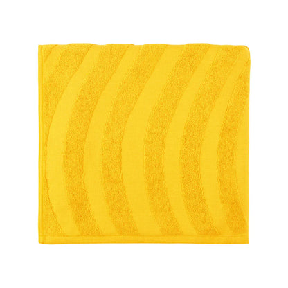 Torres Novas Mar Ondulado Beach Towel - Saffron Yellow