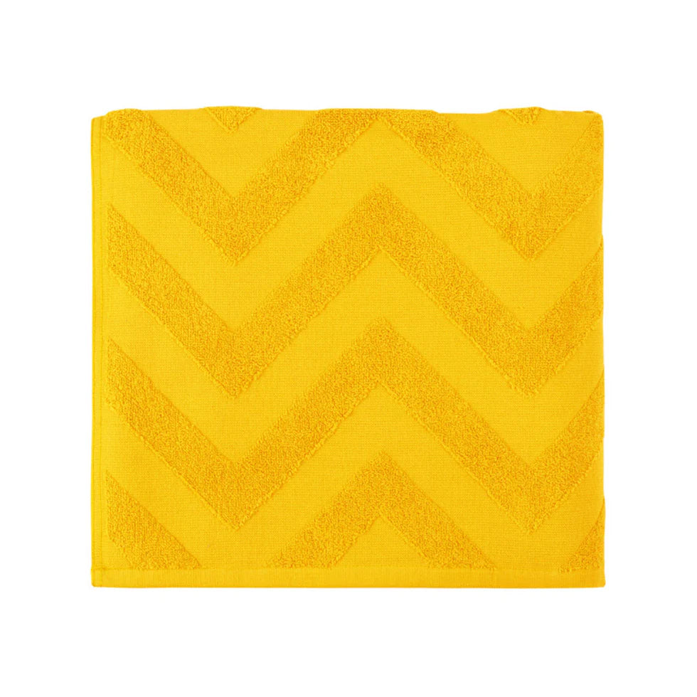 Torres Novas Mar Picado Beach Towel - Saffron Yellow