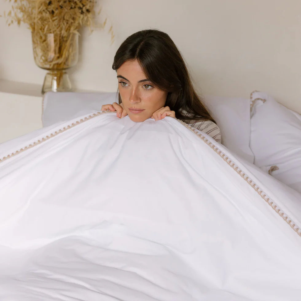 Torres Novas Cascais Duvet Cover & Bed Sheets - Beige