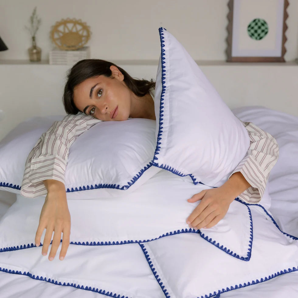 Torres Novas Cascais Duvet Cover & Bed Sheets - Blue
