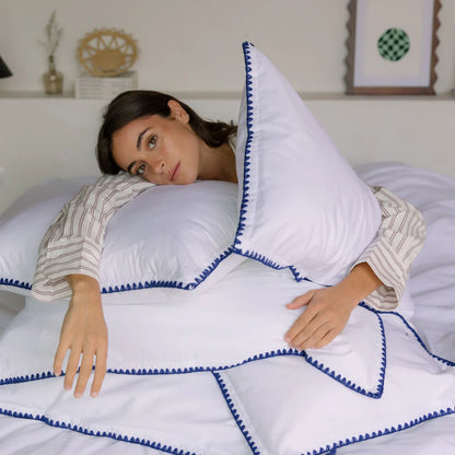 Torres Novas Cascais Duvet Cover & Bed Sheets - Blue