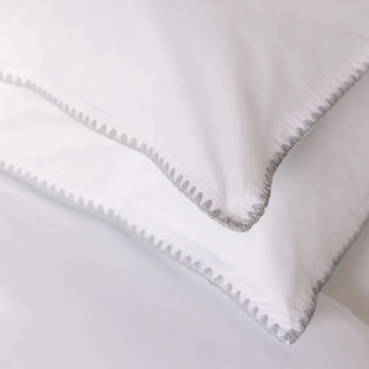 Torres Novas Cascais Duvet Cover & Bed Sheets - Grey