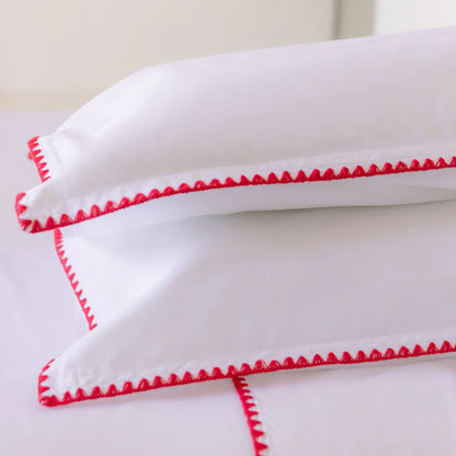 Torres Novas Cascais Duvet Cover & Bed Sheets - Red