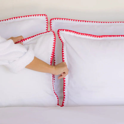 Torres Novas Cascais Duvet Cover & Bed Sheets - Red