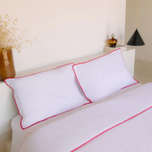 Torres Novas Cascais Duvet Cover & Bed Sheets - Red