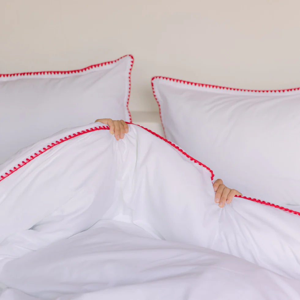 Torres Novas Cascais Duvet Cover & Bed Sheets - Red