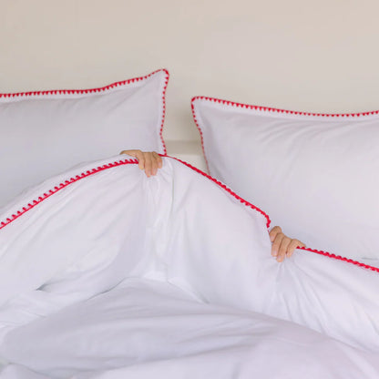 Torres Novas Cascais Duvet Cover & Bed Sheets - Red