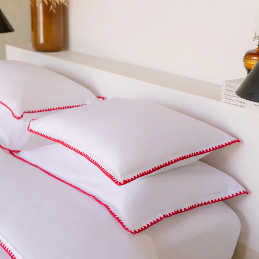 Torres Novas Cascais Duvet Cover & Bed Sheets - Red