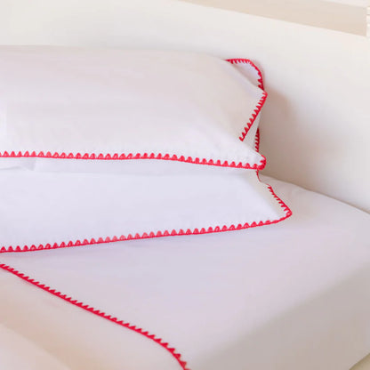 Torres Novas Cascais Duvet Cover & Bed Sheets - Red