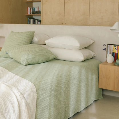 Torres Novas Santa Luzia Bedspread - Khaki Green