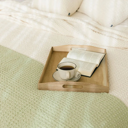 Torres Novas Santa Luzia Bedspread - Khaki Green