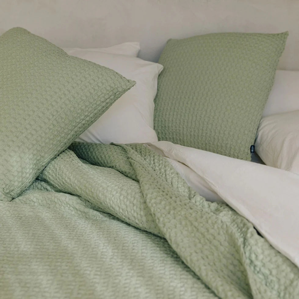 Torres Novas Santa Luzia Bedspread - Khaki Green