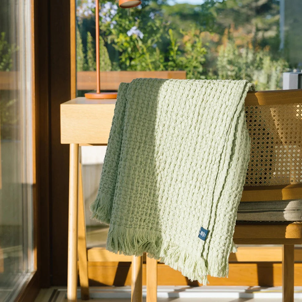 Torres Novas Santa Luzia Throw - Khaki Green