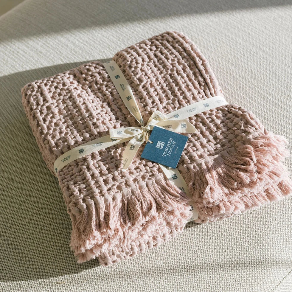 Torres Novas Santa Luzia Throw - Old Pink