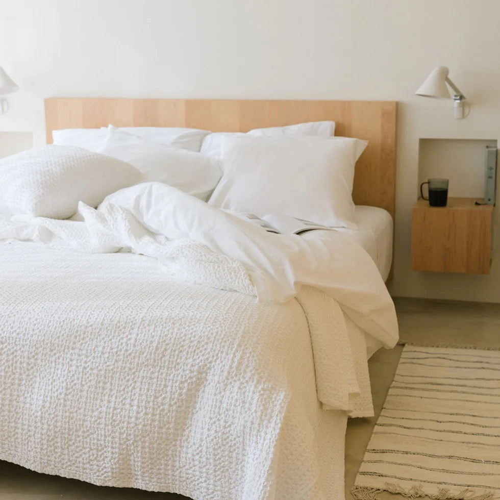 Torres Novas Santa Luzia Bedspread - White