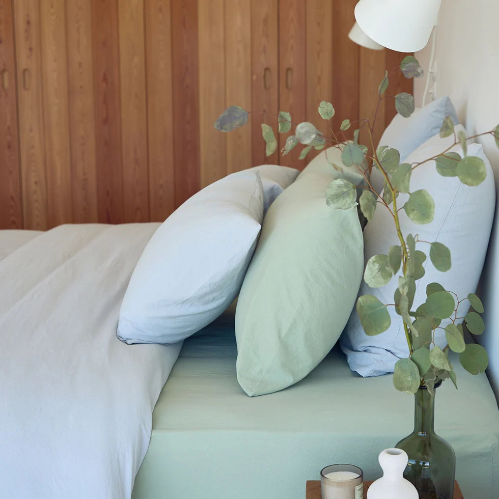Torres Novas Tavira Duvet Cover & Bed Sheets - Khaki Green