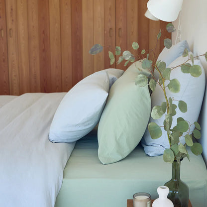 Torres Novas Tavira Duvet Cover & Bed Sheets - Khaki Green