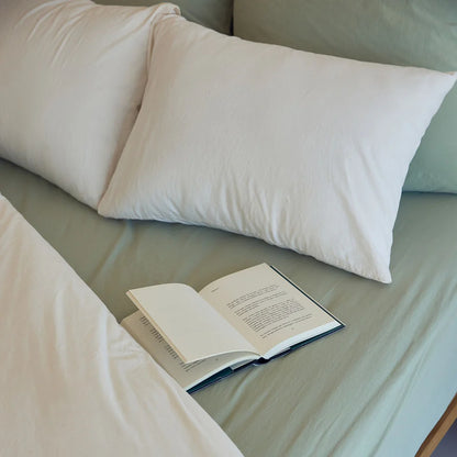 Torres Novas Tavira Duvet Cover & Bed Sheets - Khaki Green