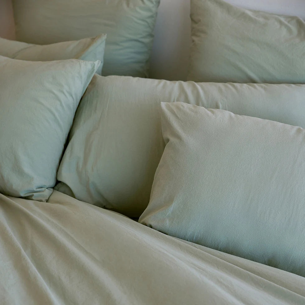 Torres Novas Tavira Duvet Cover & Bed Sheets - Khaki Green