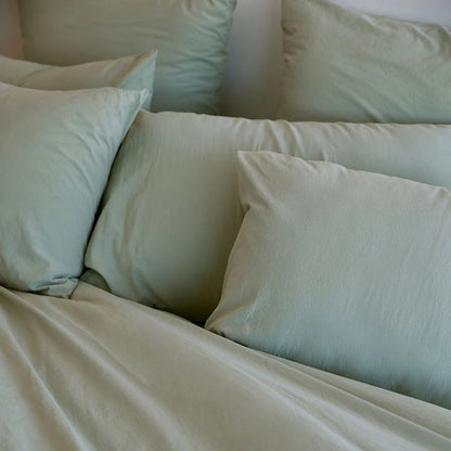 Torres Novas Tavira Duvet Cover & Bed Sheets - Khaki Green