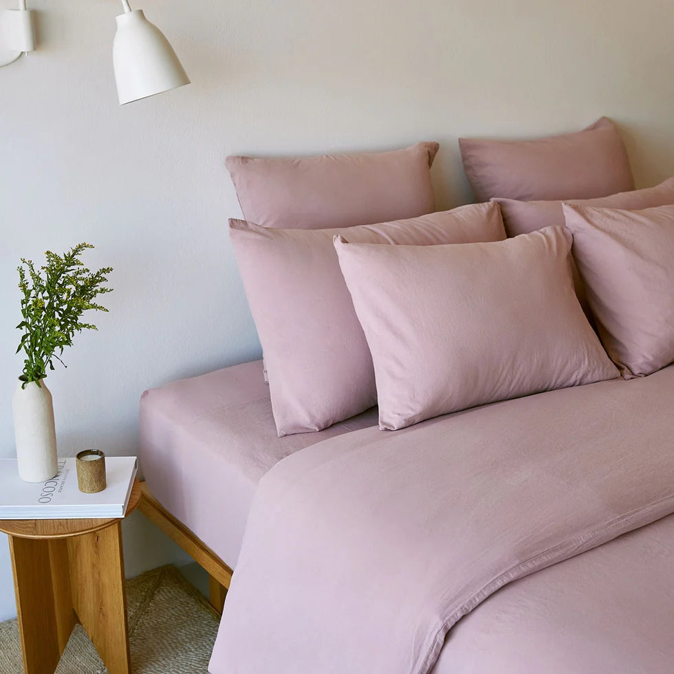 Torres Novas Tavira Duvet Cover & Bed Sheets - Old Pink