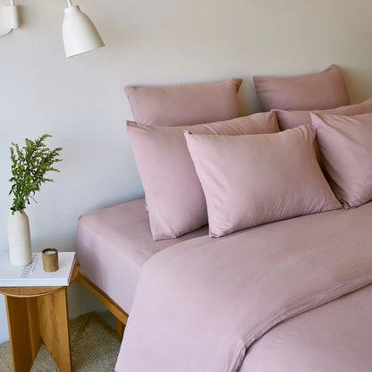 Torres Novas Tavira Duvet Cover & Bed Sheets - Old Pink