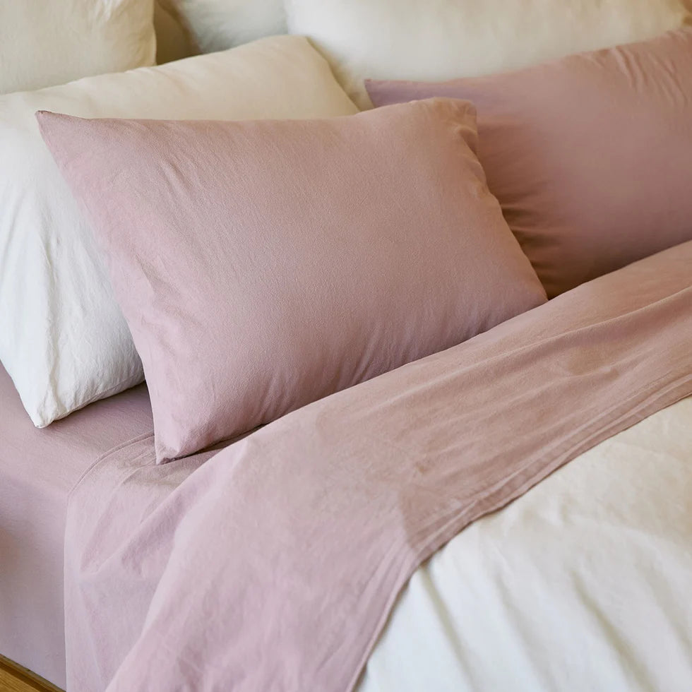 Torres Novas Tavira Duvet Cover & Bed Sheets - Old Pink