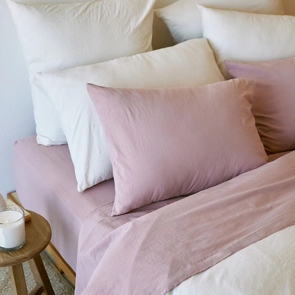 Torres Novas Tavira Duvet Cover & Bed Sheets - Old Pink