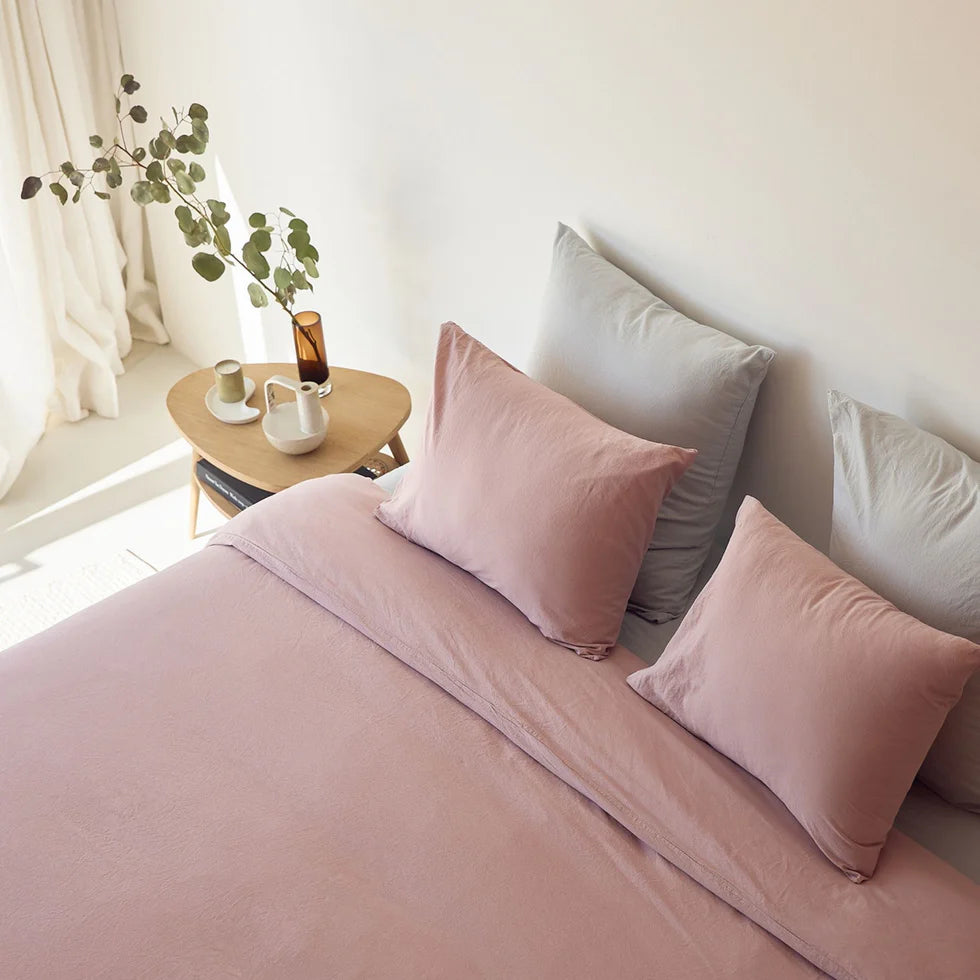 Torres Novas Tavira Duvet Cover & Bed Sheets - Old Pink