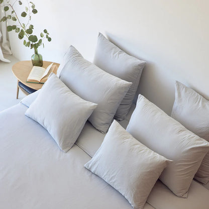 Torres Novas Tavira Duvet Cover & Bed Sheets - Silver Grey