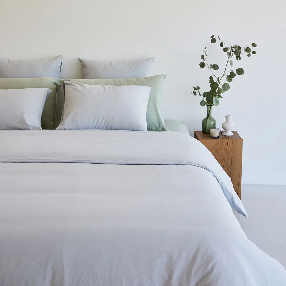 Torres Novas Tavira Duvet Cover & Bed Sheets - Silver Grey