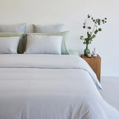 Torres Novas Tavira Duvet Cover & Bed Sheets - Silver Grey