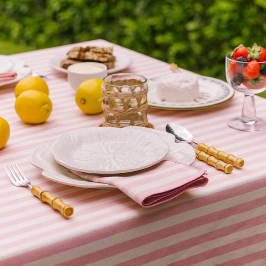 Torres Novas Barra Tablecloth - Pink