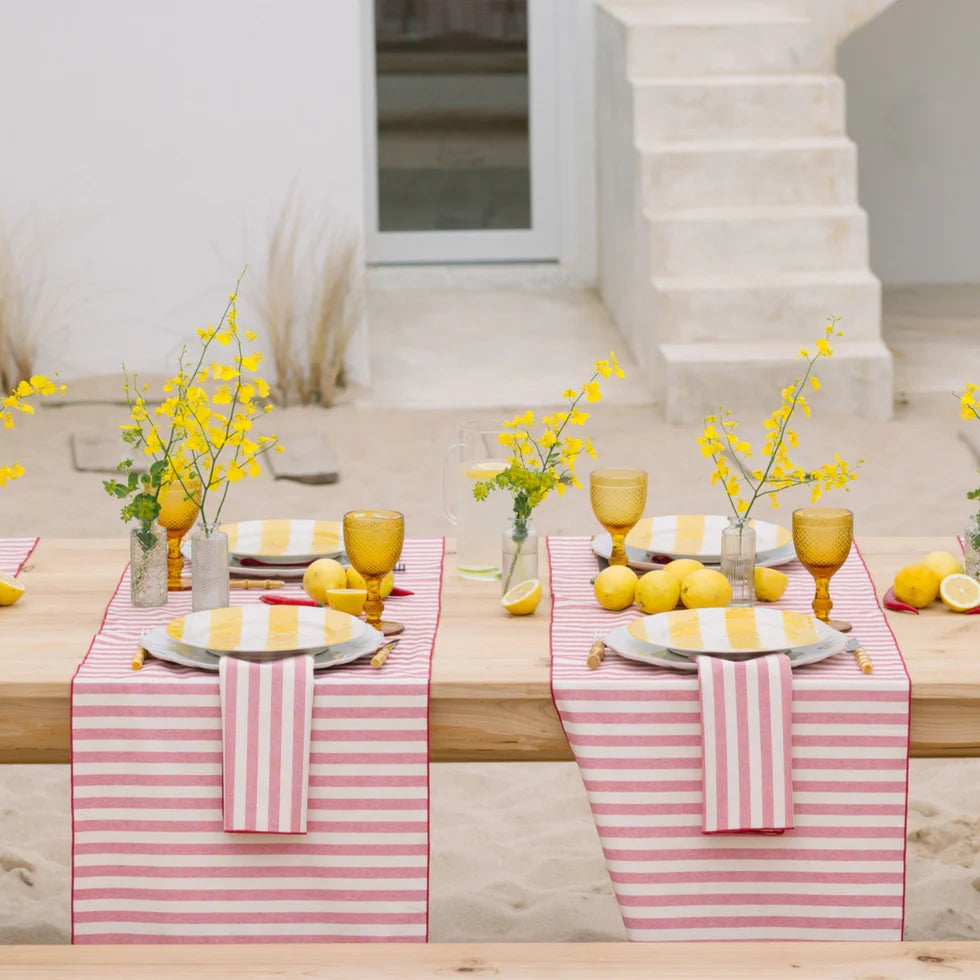 Torres Novas Barra Tablecloth - Red